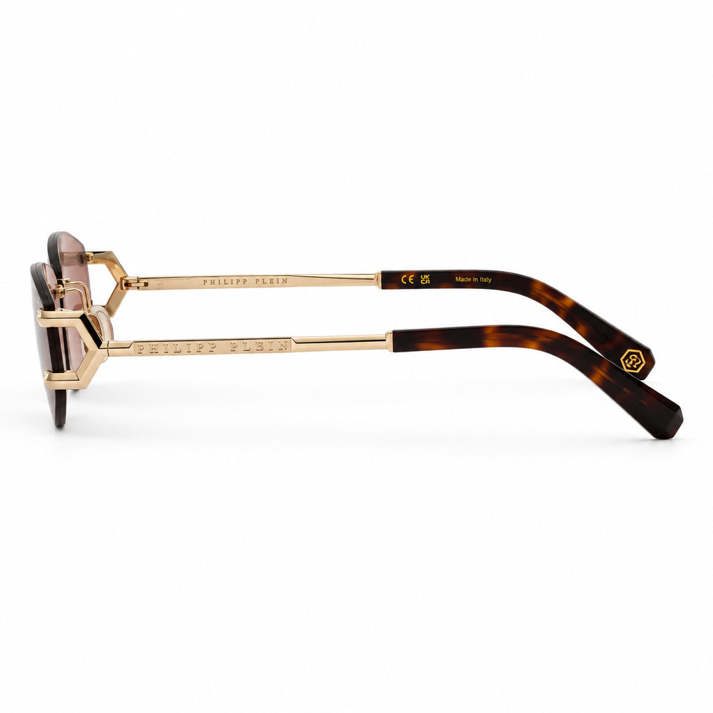 Philipp Plein Unisex Oval PLEIN SLEEK Red Sunglasses