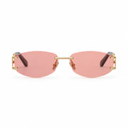 Philipp Plein Unisex Oval PLEIN SLEEK Red Sunglasses