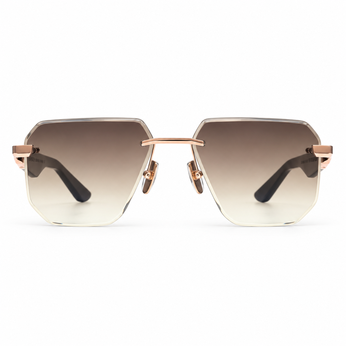 Maybach THE VISIONIST SUN I Unisex 18K Rose Gold / Chocolate Brown Gradient Sunglasses