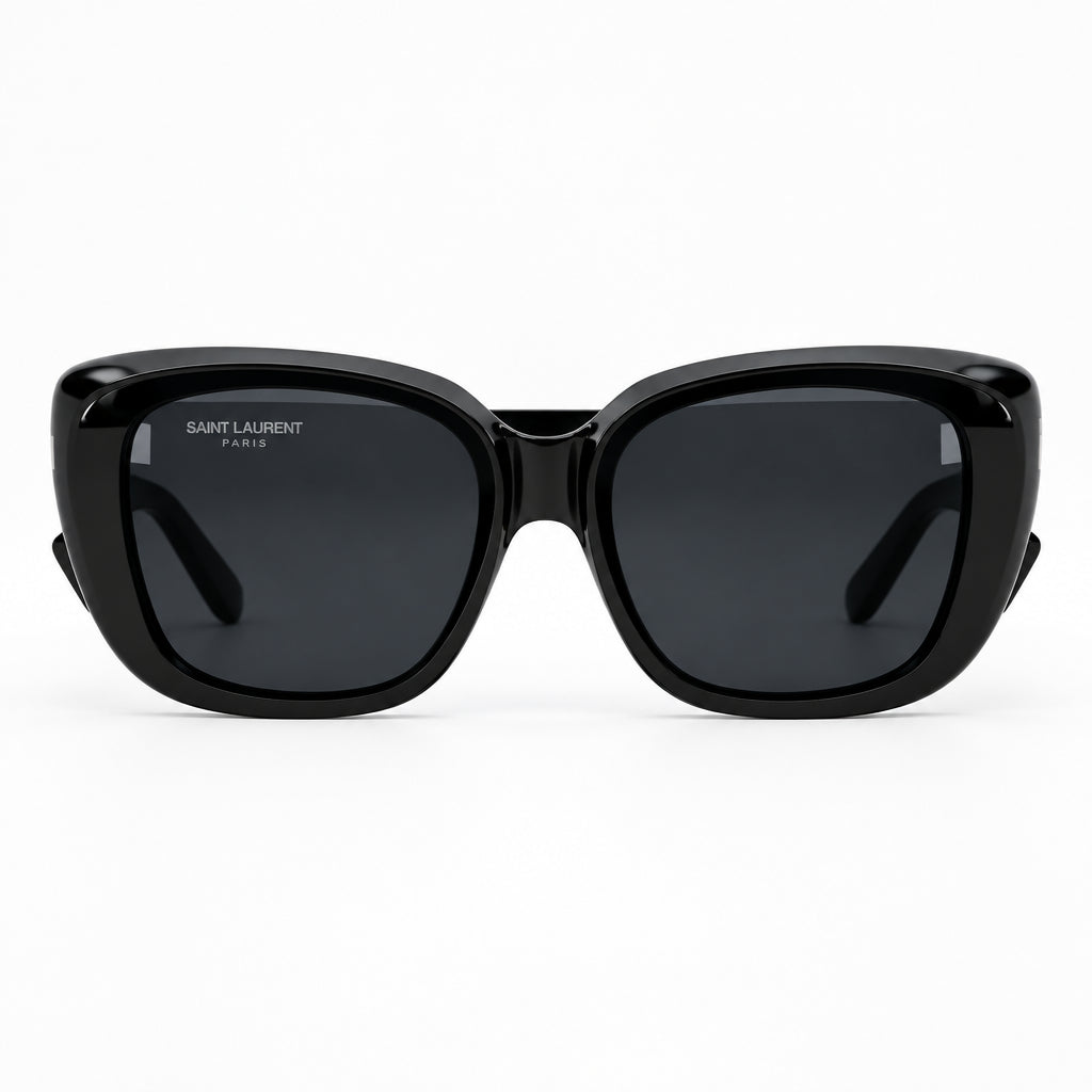 Saint Laurent Women SL 857 Cat-Eye Black Sunglasses