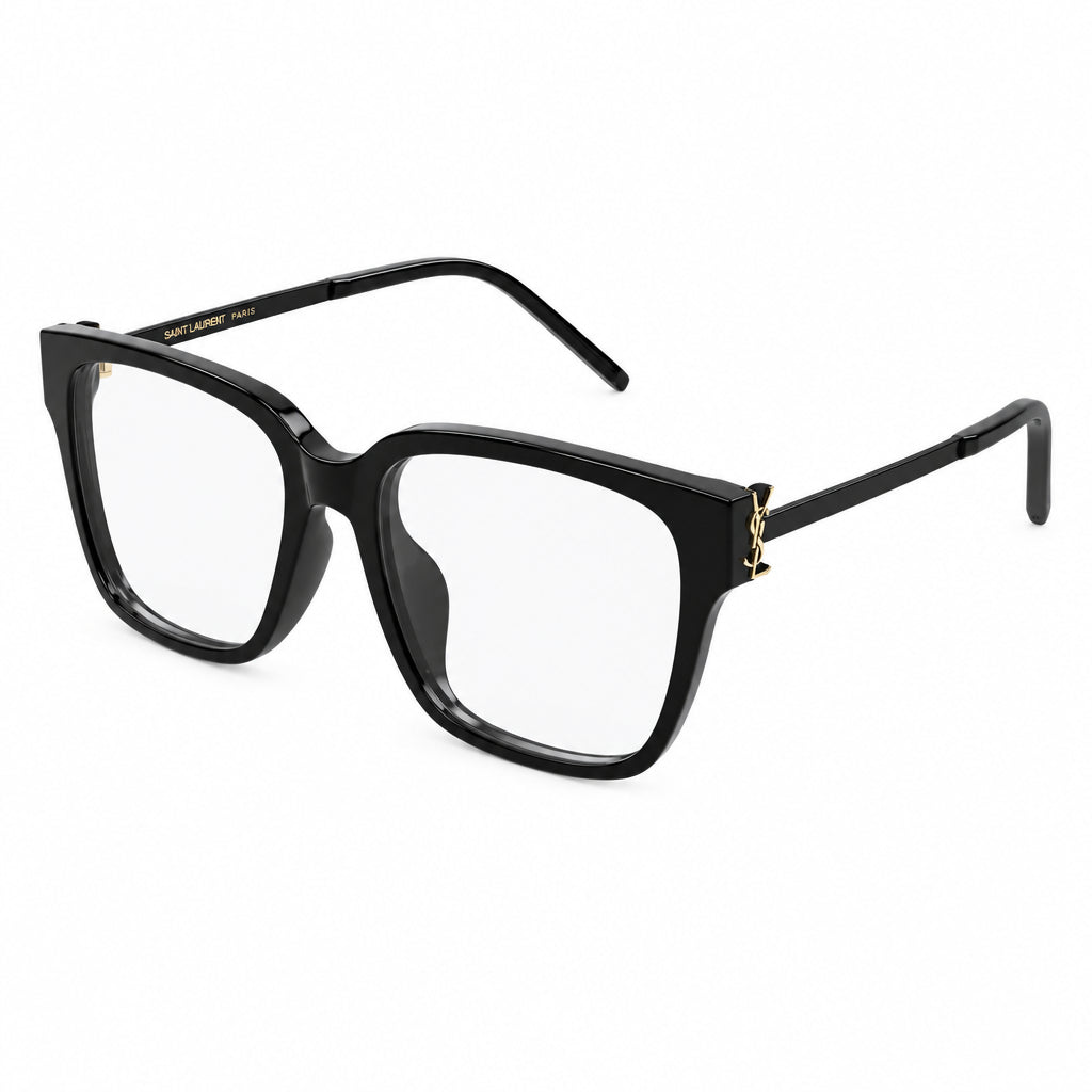 Saint Laurent Women SL M48O_A/FN 001 54 Transparent Black Optical Glasses