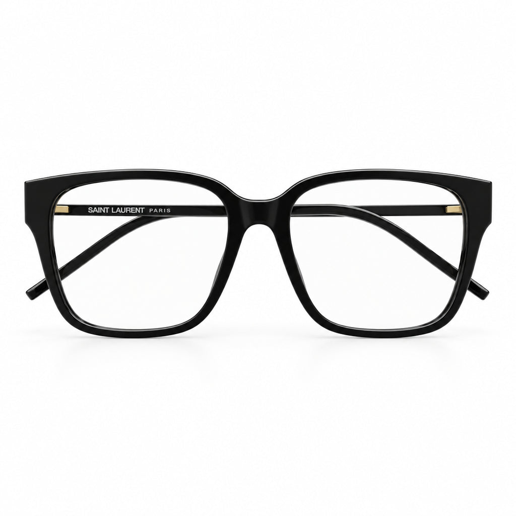 Saint Laurent Women SL M48O_A/FN 001 54 Transparent Black Optical Glasses