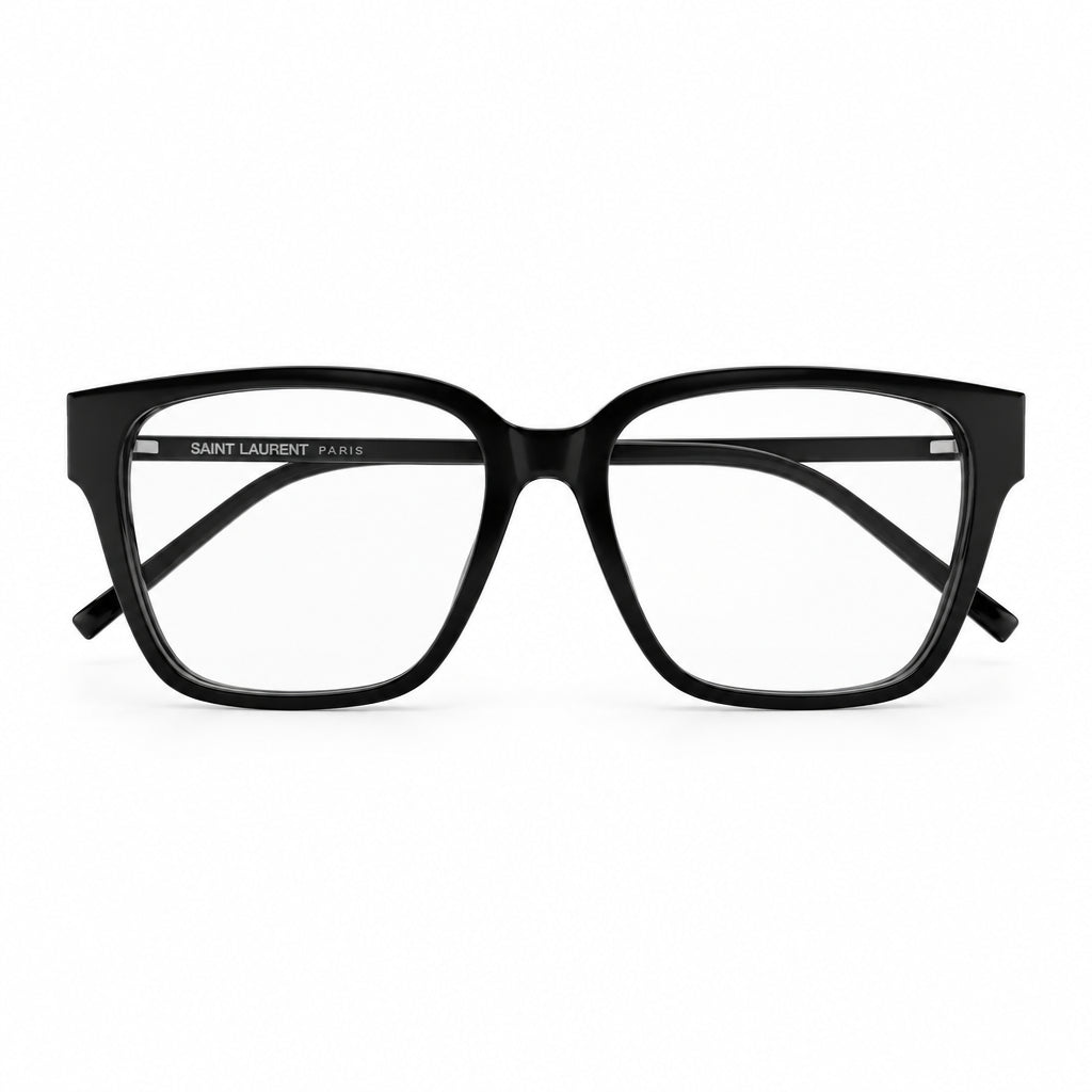 Saint Laurent Women SL M48O_A/FN 002 54 Transparent Black Optical Glasses