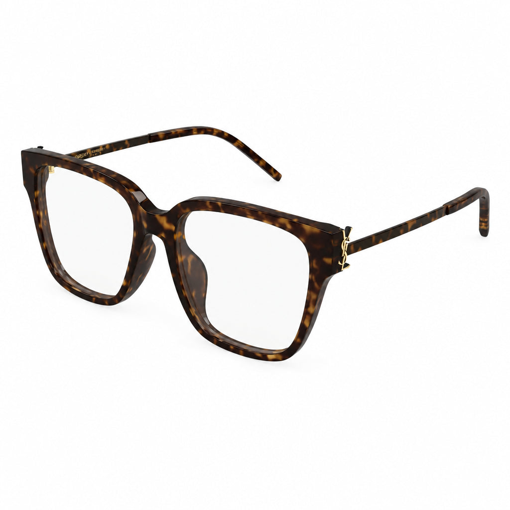 Saint Laurent Women SL M48O_A/FN 003 54 Transparent Havana Optical Glasses