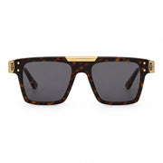Philipp Plein Unisex SPP080 Geometric Havana / Gold Sunglasses