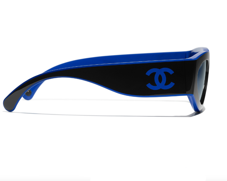 Chanel Women Cat Eye Blue Sunglasses