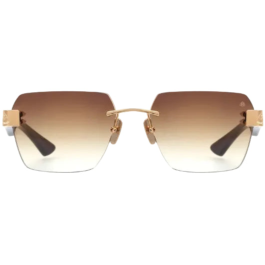 Maybach THE MAGIC I Unisex Luxury 22K Gold / Light Bronze Gradient Sunglasses 