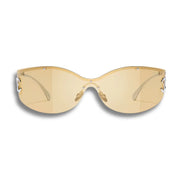 Chanel Women Shield Light Yellow Sunglasses