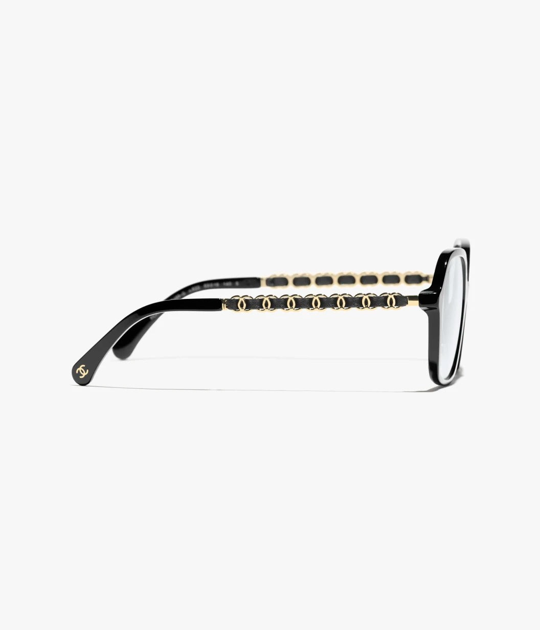 Chanel Women Square Black Blue-Violet Protection Glasses