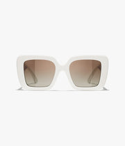 Chanel Women Butterfly White Sunglasses CH5567
