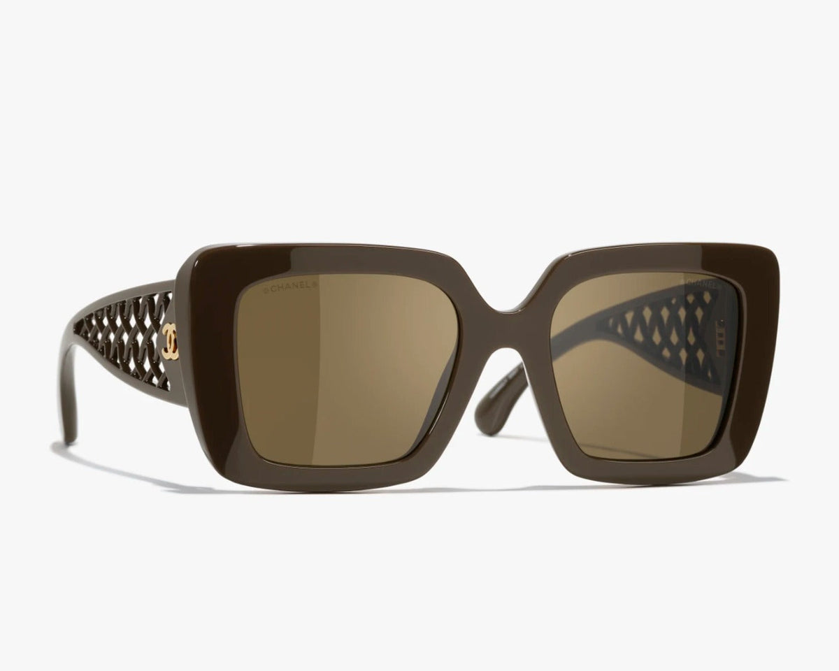 Chanel Women Butterfly Brown Sunglasses CH5567