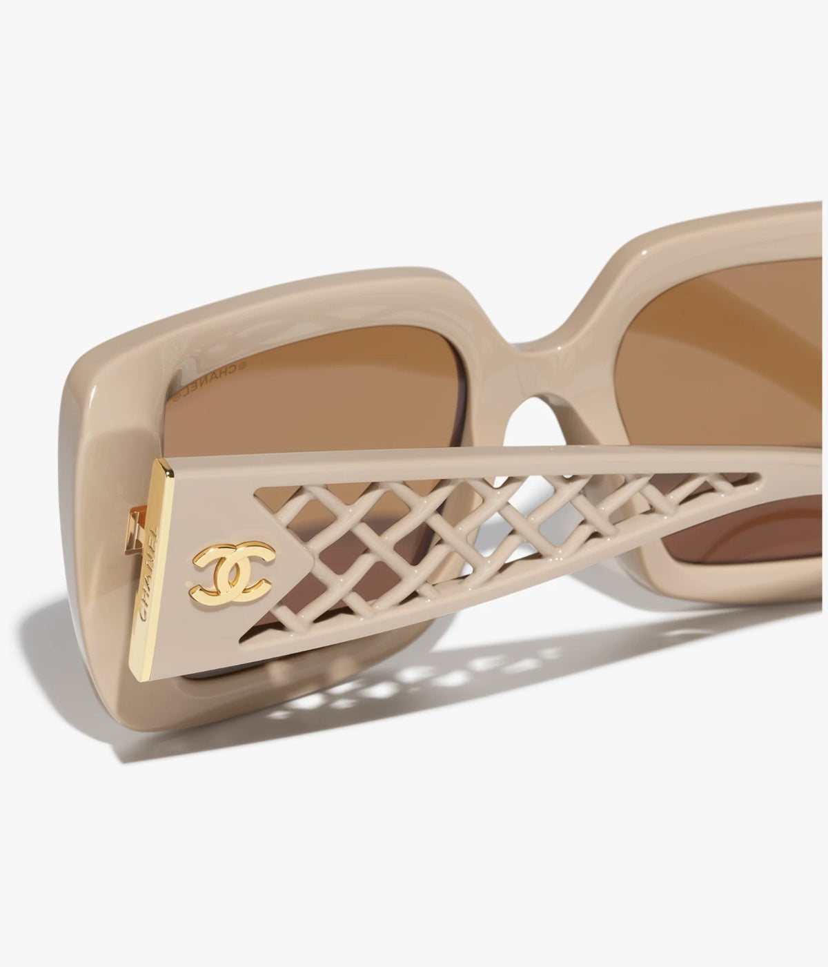 Chanel Women Butterfly Beige Sunglasses CH5567