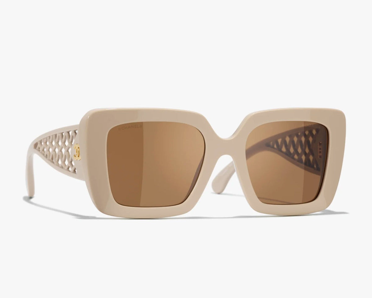 Chanel Women Butterfly Beige Sunglasses CH5567