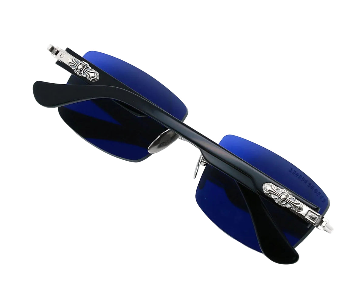 Chrome Hearts Deep II Black/Silver Sunglasses