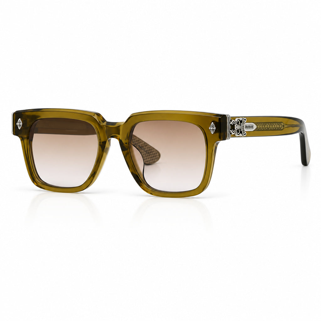 Chrome Hearts Cuntvoluted Rous Brown Glasses