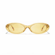 Chanel Women Oval Yellow Sunglasses CH5565
