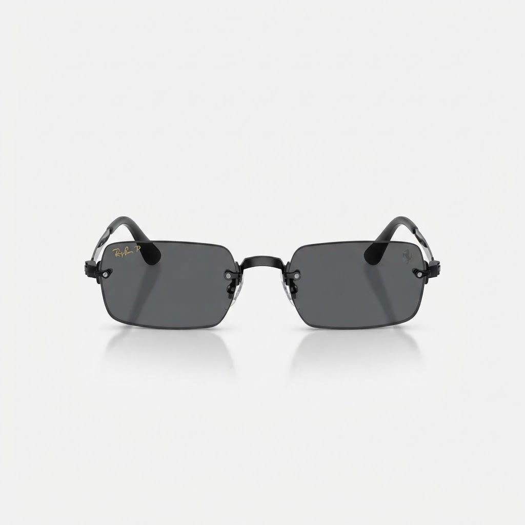 Ray-Ban A$AP Rocky Rimless Rectangle Polarized Sunglasses