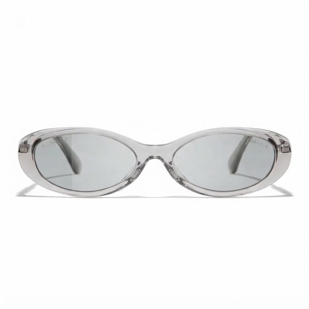 Chanel Women Oval Grey Sunglasses CH5565