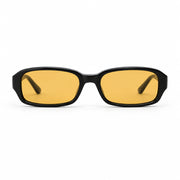Saint Laurent Women SL 872 Erin Oval-Frame Black / Yellow Sunglasses