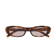 Saint Laurent Women SL 557 Shade Spotted Havana and Brown Sunglasses