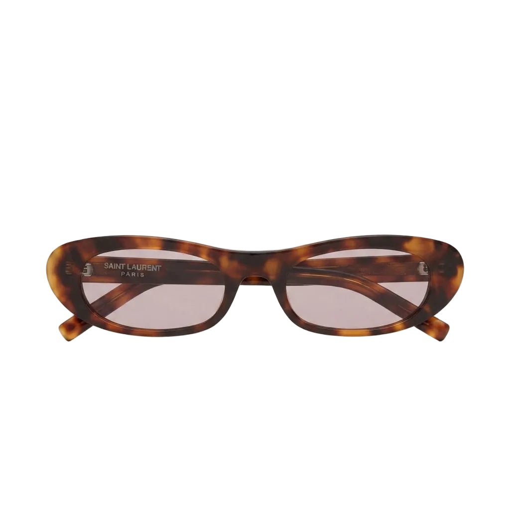 Saint Laurent Women SL 557 Shade Spotted Havana and Brown Sunglasses