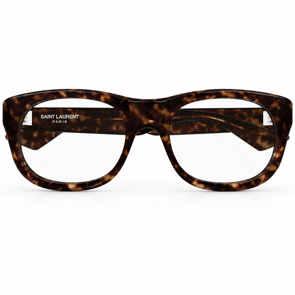 Saint Laurent Women SL 815 Romy Squared Oval Tortoise Sunglasses