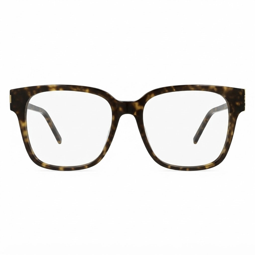 Saint Laurent Women SL M48O_A/FN 003 54 Transparent Havana Optical Glasses