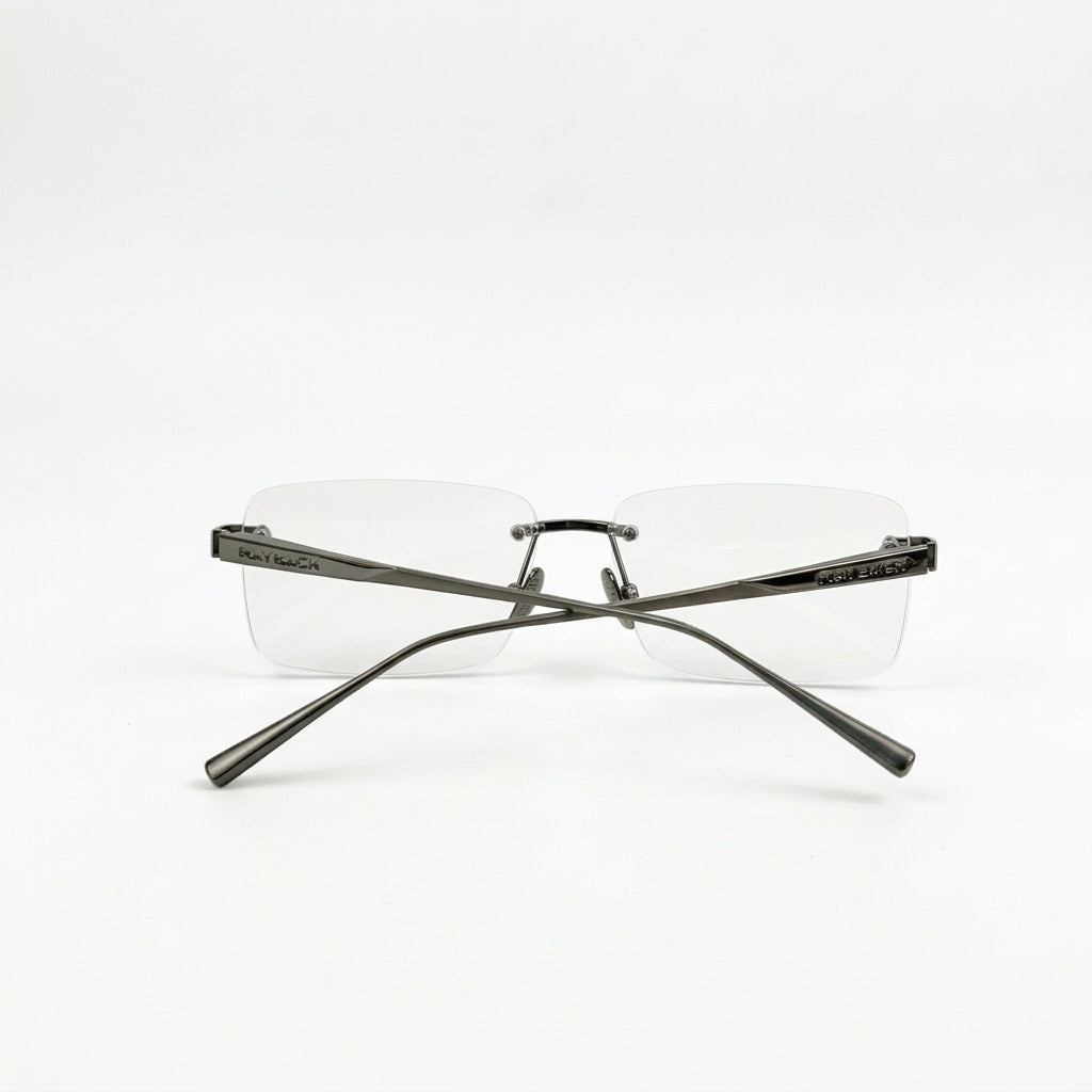 MAYBACH The Visual I Unisex Gunmetal / Ruthenium (P-HB-Z15) | 54mm Rimless Eyeglasses