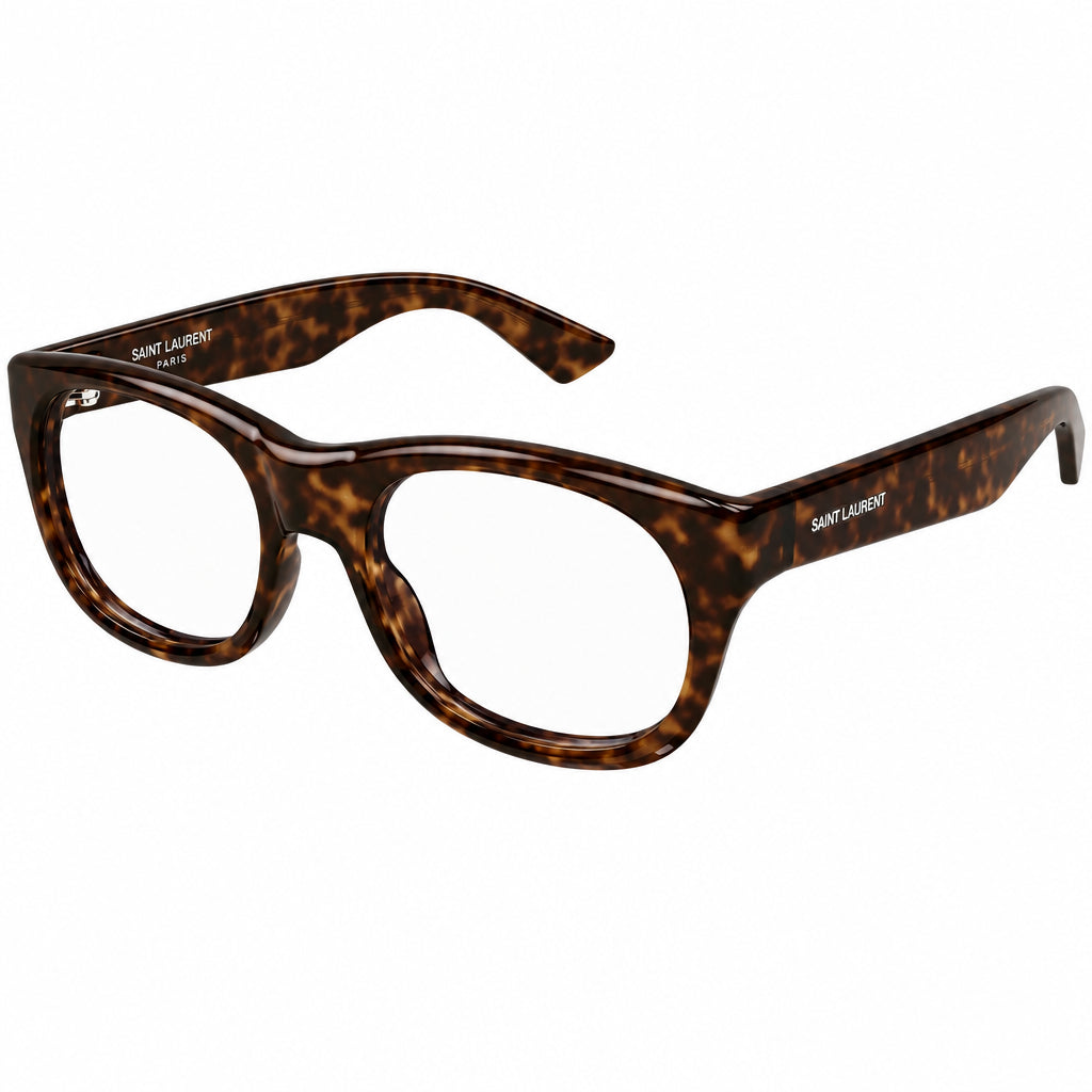 Saint Laurent Women SL 815 Romy Squared Oval Tortoise Sunglasses