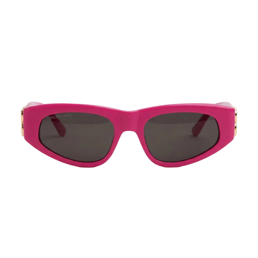 Balenciaga Women Dynasty Pink / Gold D-Frame Sunglasses