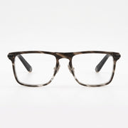 Philipp Plein Men's Plein First Love VPP019M 0XAS Transparent Striped Grey Eyeglasses