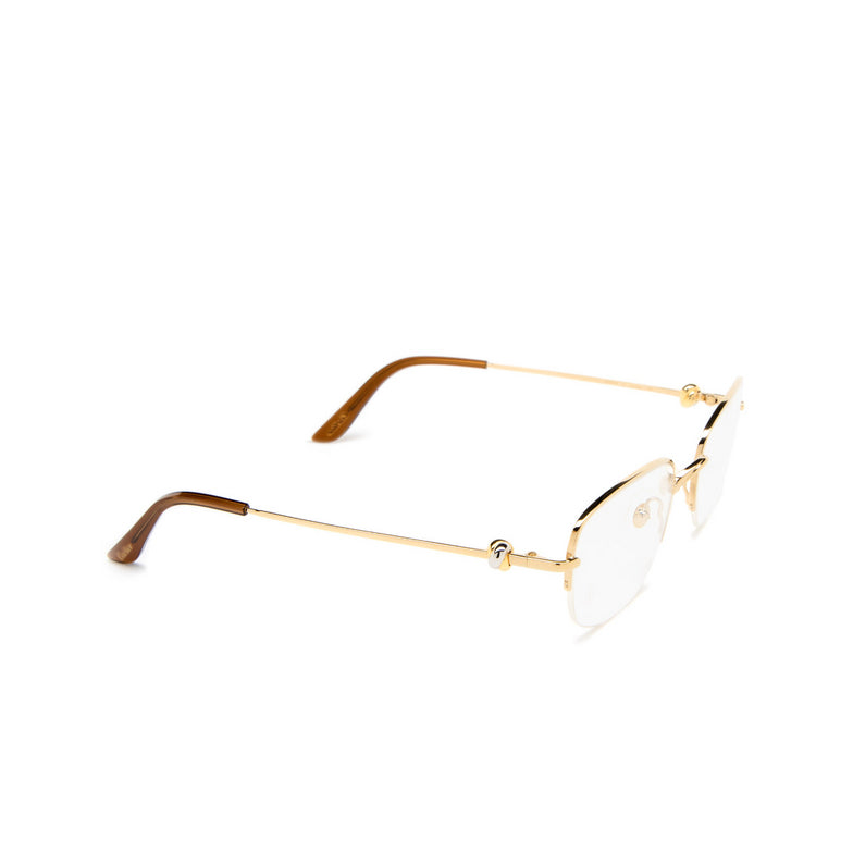 Cartier Unisex Semi-Rimless Square Optical Frames Eyeglasses