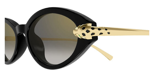 Cartier Panthère de Cat-Eye Women Grey Gradient Sunglasses