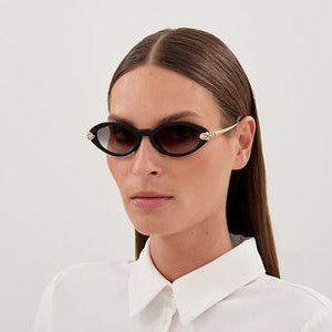 Cartier Panthère de Cat-Eye Women Grey Gradient Sunglasses