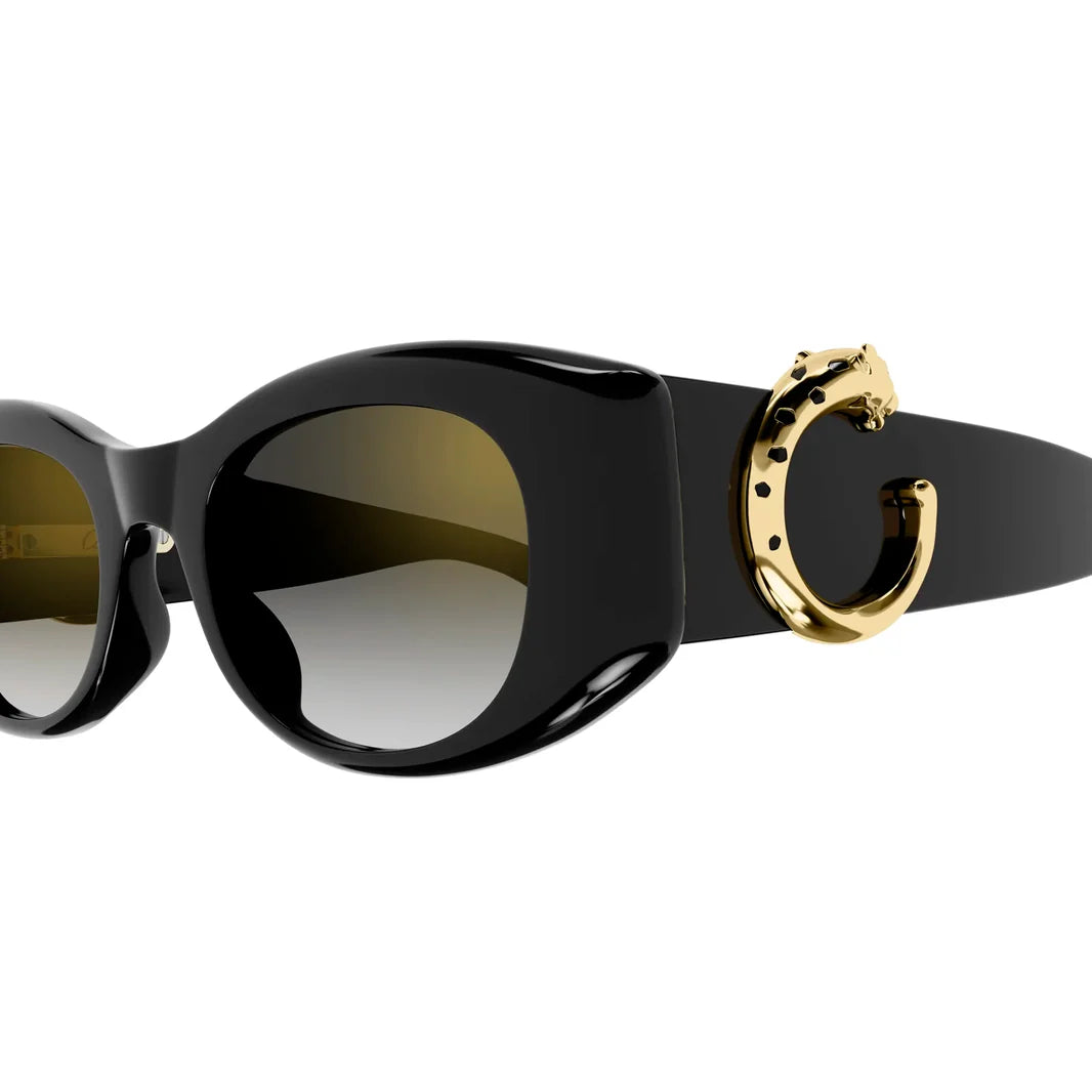 Cartier Panthère de C Women Black Sunglasses