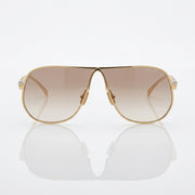 Miu Miu Women Pilot Gold / Gradient Brown Sunglasses