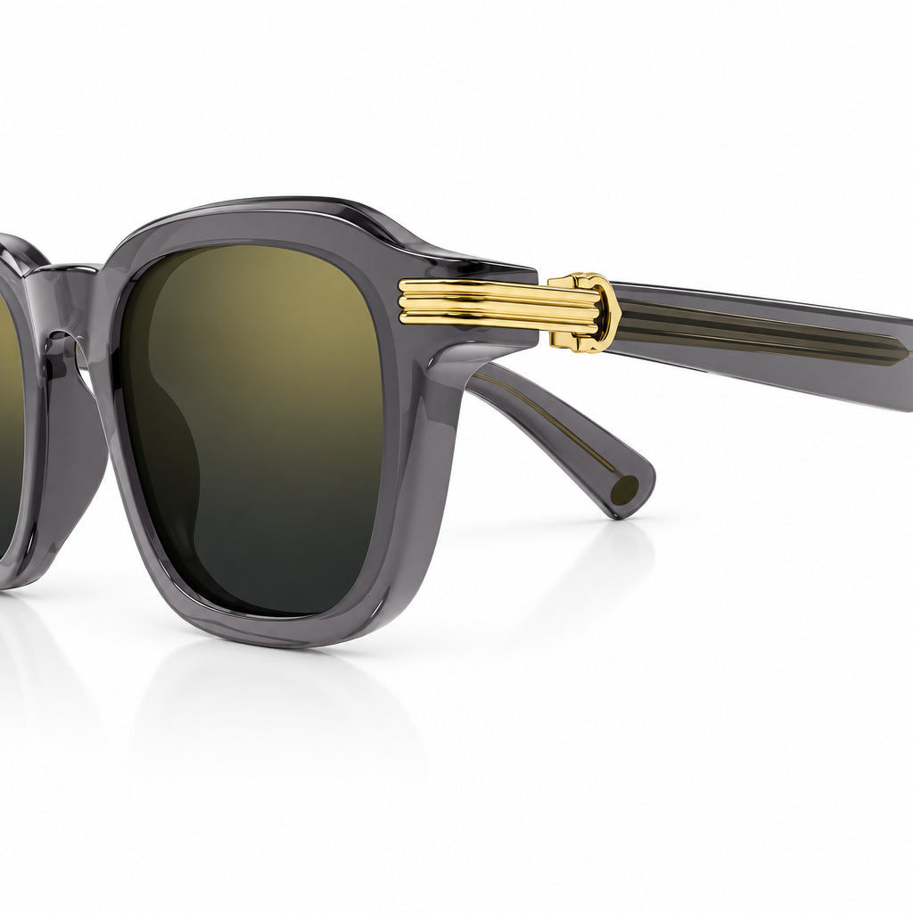 Cartier Première de C Men Square Grey Sunglasses