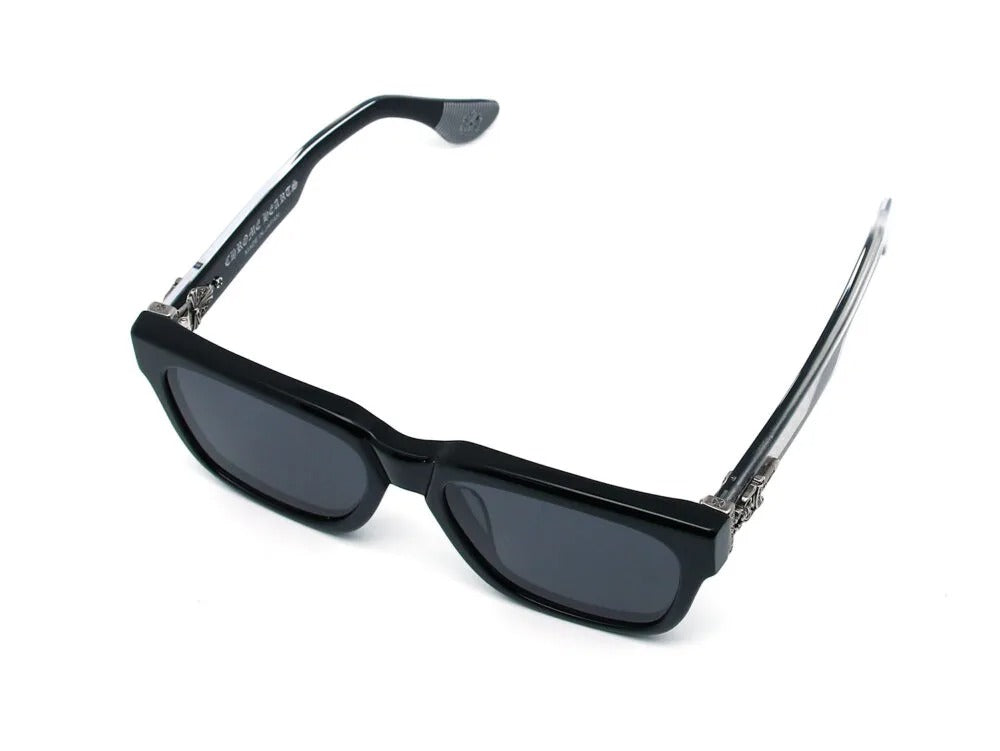 Chrome Hearts Box Officer Black Sunglasses