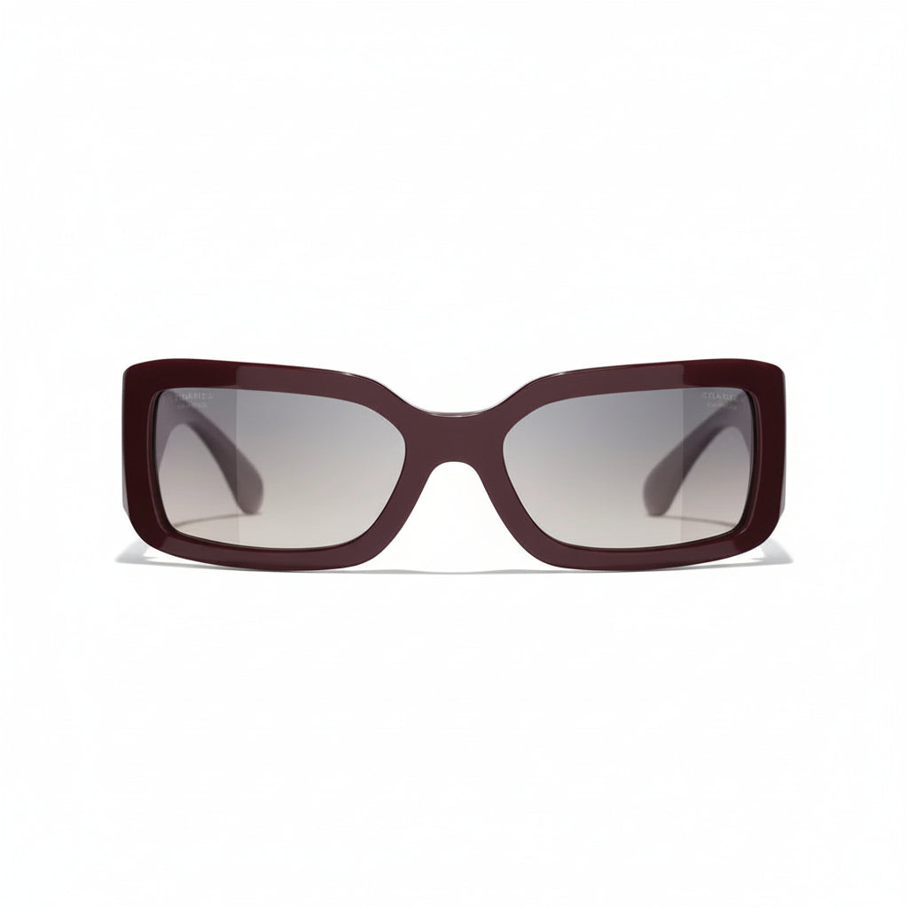 CHANEL Women Rectangle Brown Sunglasses CH5526