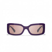 Chanel Women Rectangle Purple Sunglasses CH5526
