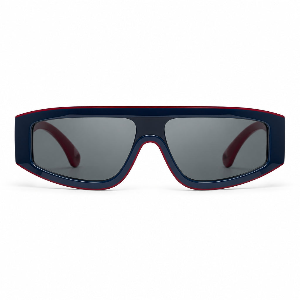 Chanel Women Cat Eye Blue Red Frame Sunglasses