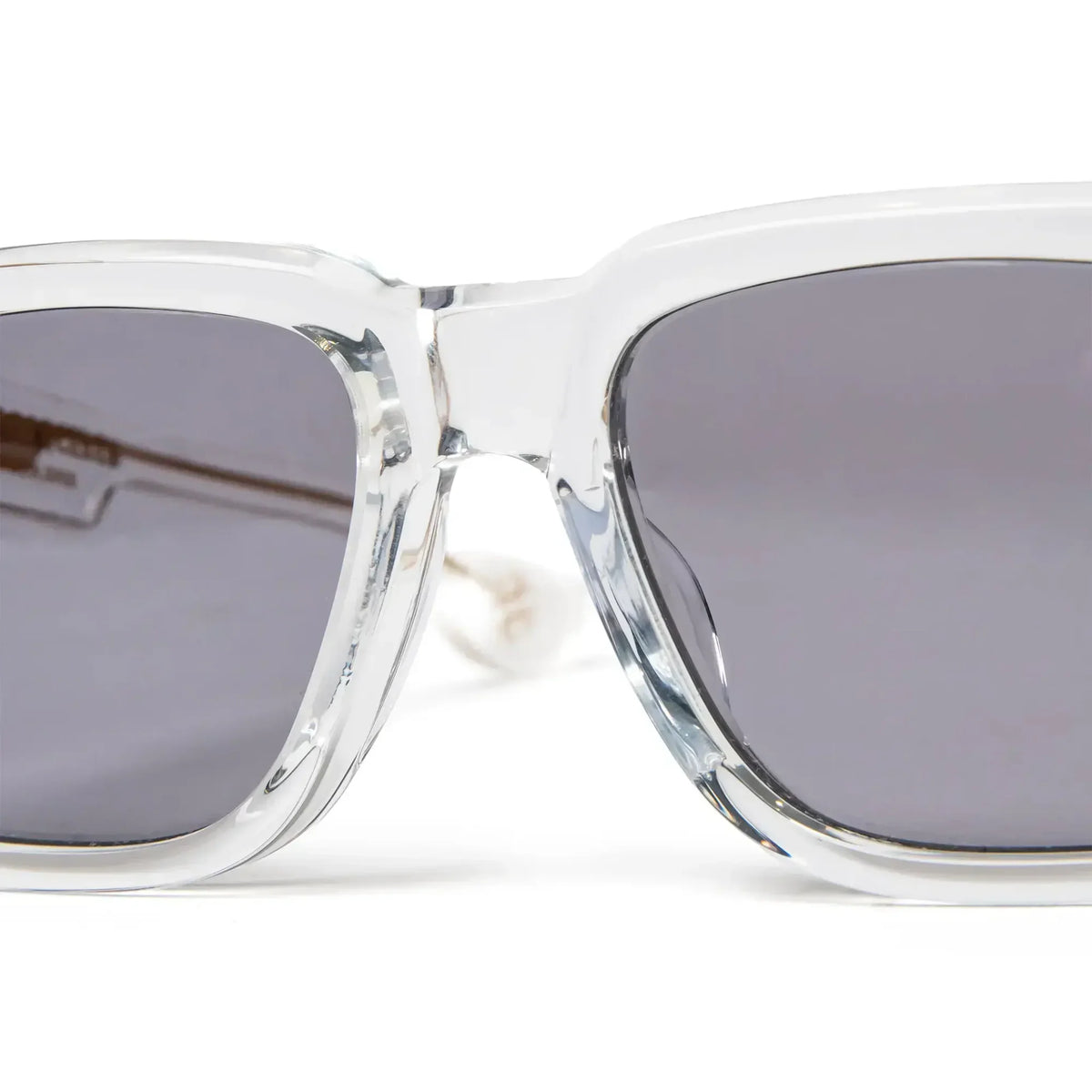 Chrome Hearts Box Officer Crystal Frame Grey Sunglasses