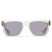 Chrome Hearts Box Officer Crystal Frame Grey Sunglasses