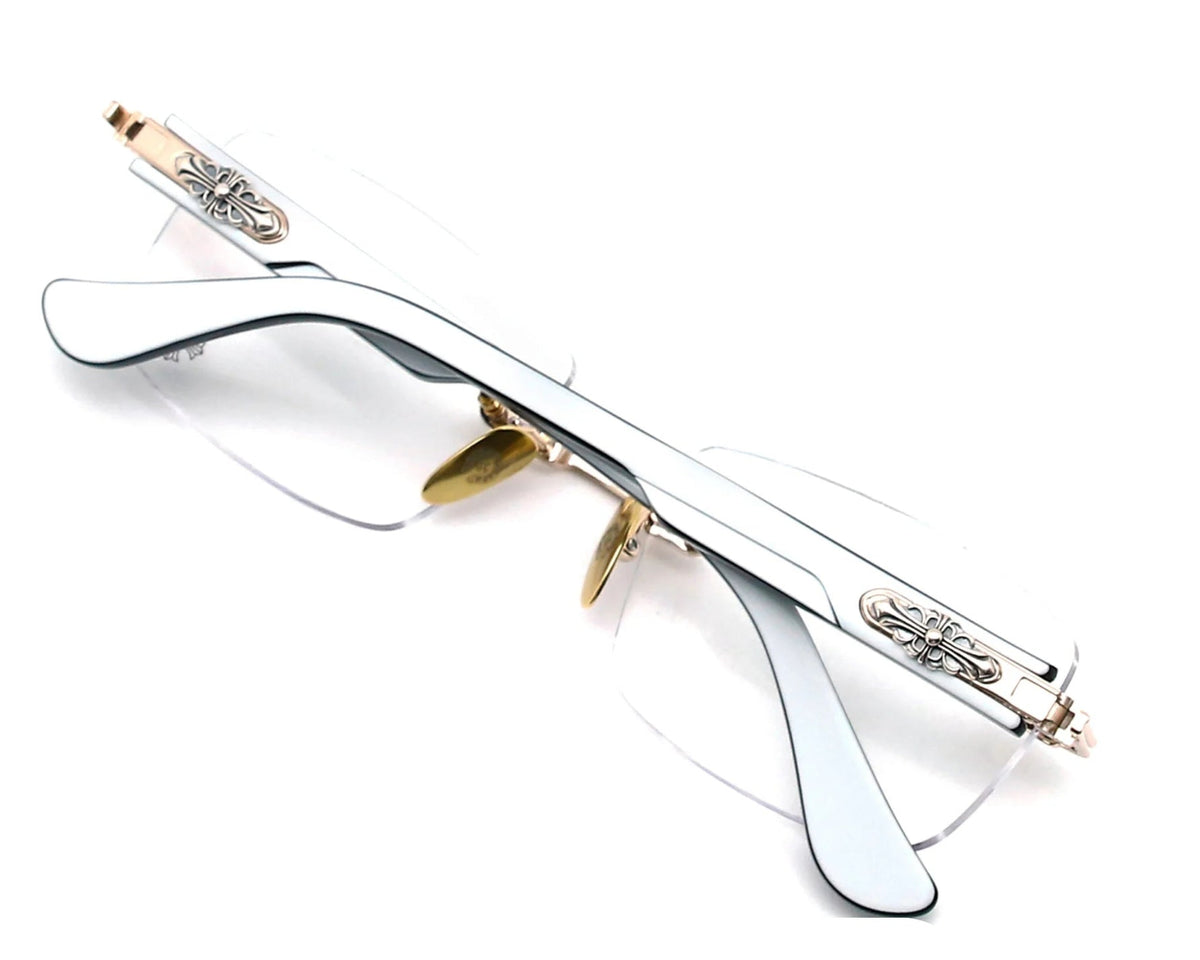Chrome Hearts Deep II White / Black Glasses