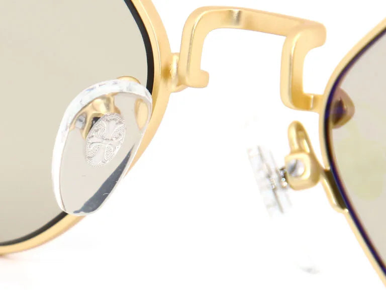 Chrome Hearts Diamond Dog 2156 Unisex Matte Green & Gold Diamond Sunglasses