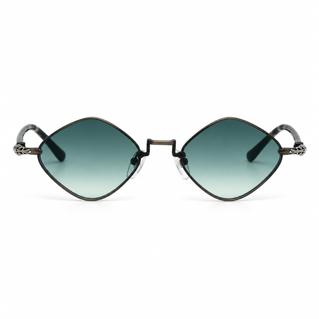 Chrome Hearts Diamond Dog 2154 Unisex Tortoiseshell & Black Diamond Sunglasses