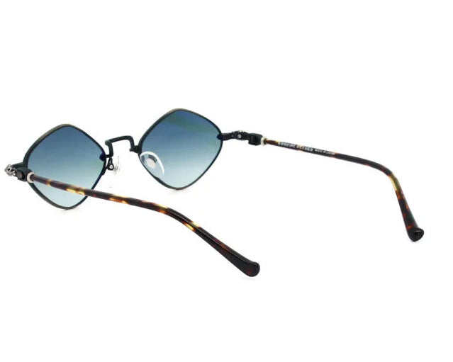 Chrome Hearts Diamond Dog 2154 Unisex Tortoiseshell & Black Diamond Sunglasses