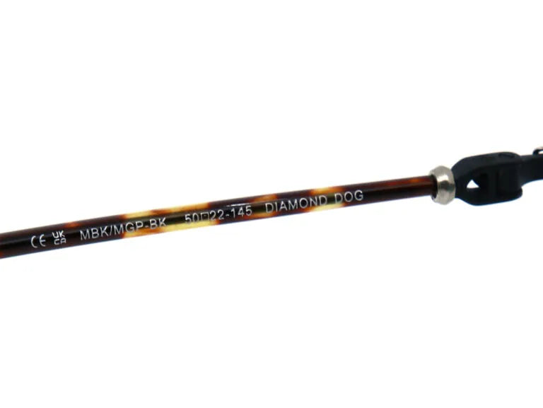 Chrome Hearts Diamond Dog 2154 Unisex Tortoiseshell & Black Diamond Sunglasses
