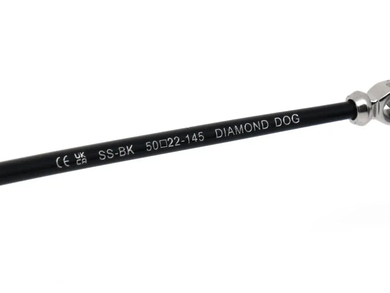 Chrome Hearts Diamond Dog 2159 Unisex Grey Diamond Sunglasses