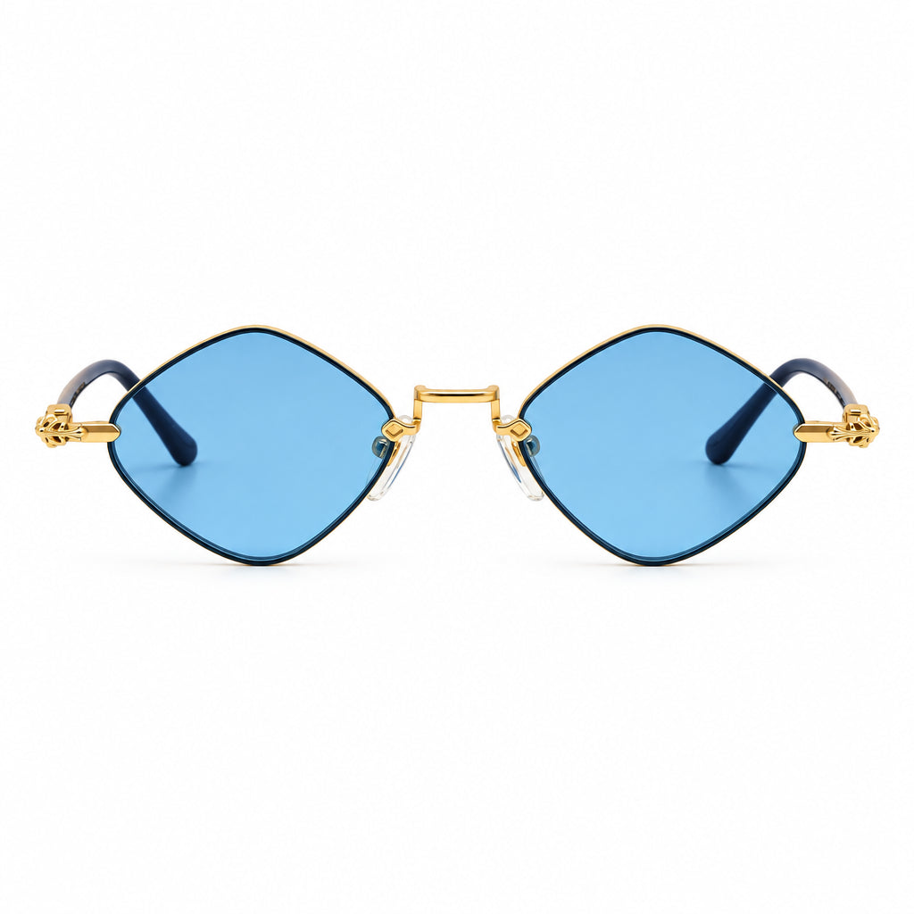 Chrome Hearts Diamond Dog 2152 Exclusive Blue Glasses